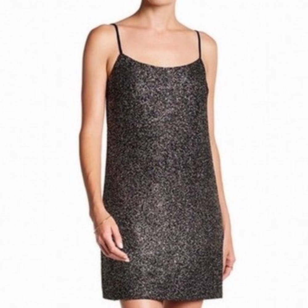 CeCe Gold and Black Dress
